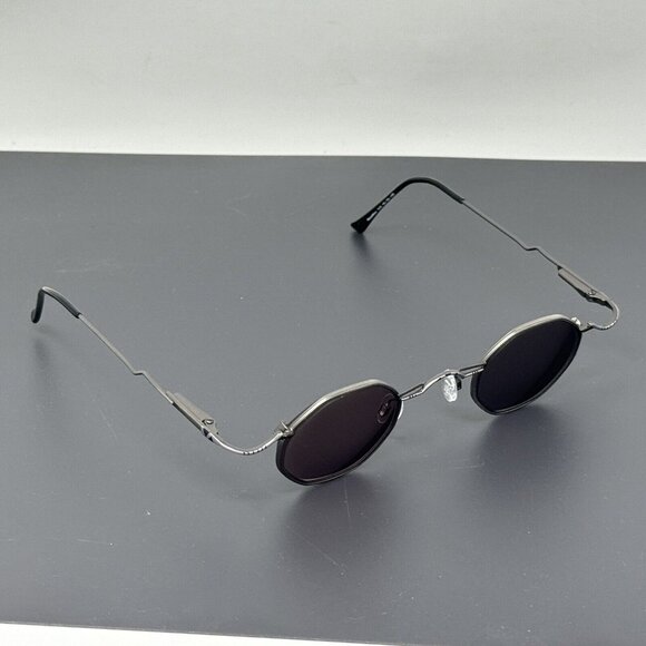 Jonathan Cate Eyeglasses Frames Mayaman 39 [] 28 Gray W Black Stripes Geometric - Picture 16 of 16